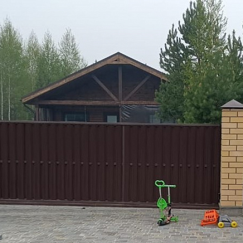 Автоматические откатные ворота