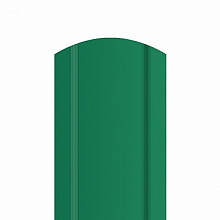 Штакетник металлический полукруглый 85мм 0,45 мм. Зеленая мята (RAL 6029)