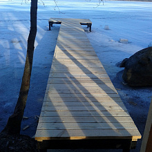 Монтаж пирсов и причалов