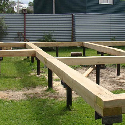 Обвязка винтовых свай